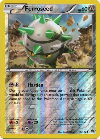 Ferroseed - 79/122 - Common - Reverse Holo available at 401 Games Canada