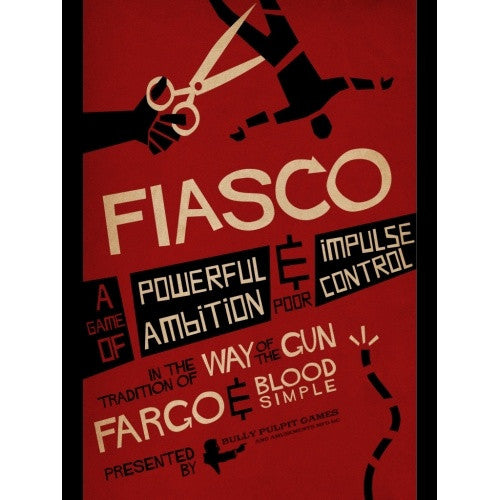 Fiasco - Core Rulebook available at 401 Games Canada