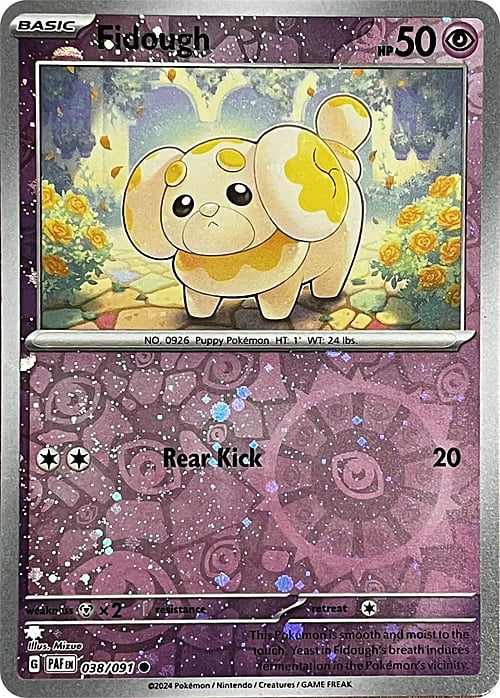 Fidough - 038/091 - Reverse Holo Promo (Cosmos Holo) (Costco Exclusive)
