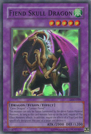 Fiend Skull Dragon - LOD-039 - Super Rare - Unlimited available at 401 Games Canada