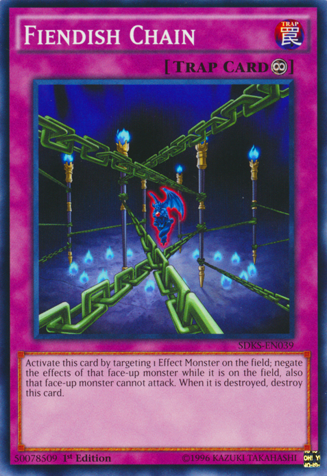 Fiendish Chain - SDKS-EN039 - Common - 1st Edition available at 401 Games Canada