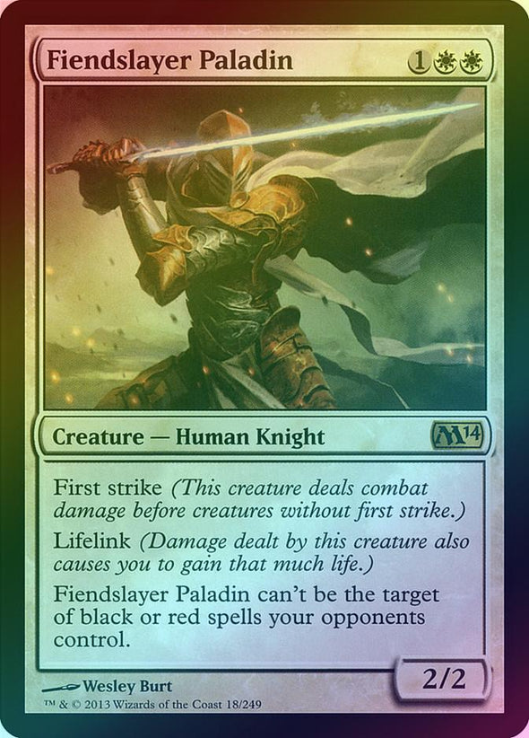 Fiendslayer Paladin (Foil) (M14) available at 401 Games Canada