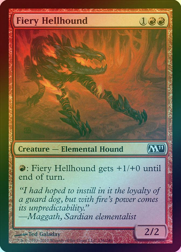 Fiery Hellhound (Foil) (M11) available at 401 Games Canada