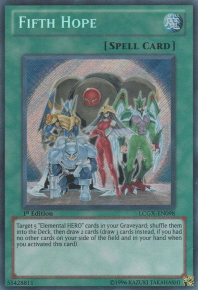 Fifth Hope - LCGX-EN098 - Secret Rare - 1st Edition available at 401 Games Canada