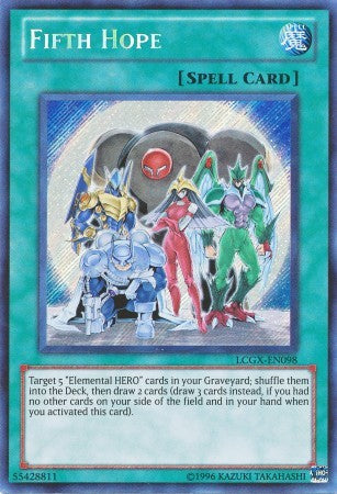 Fifth Hope - LCGX-EN098 - Secret Rare - Unlimited available at 401 Games Canada