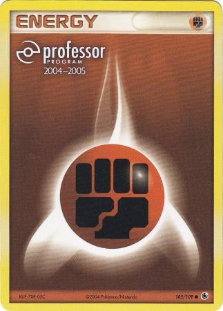 Fighting Energy - 105/109 - Promo (Professor Program 2004-05) available at 401 Games Canada