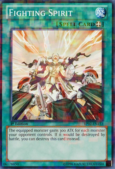 Fighting Spirit - BP02-EN153 - Mosaic Rare - 1st Edition available at 401 Games Canada