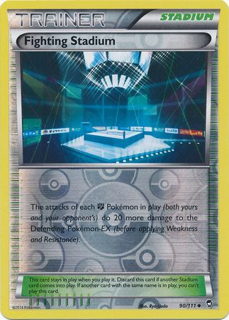 Fighting Stadium - 90/111 - Uncommon - Reverse Holo available at 401 Games Canada