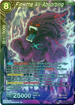 Fin, the All-Absorbing - BT15-127 - Rare (FOIL) available at 401 Games Canada