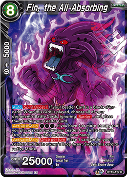 Fin, the All-Absorbing - BT15-127 - Rare available at 401 Games Canada