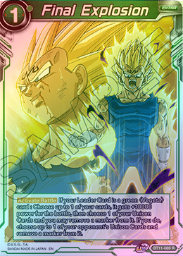 Final Explosion - BT11-089 - Rare (FOIL) available at 401 Games Canada