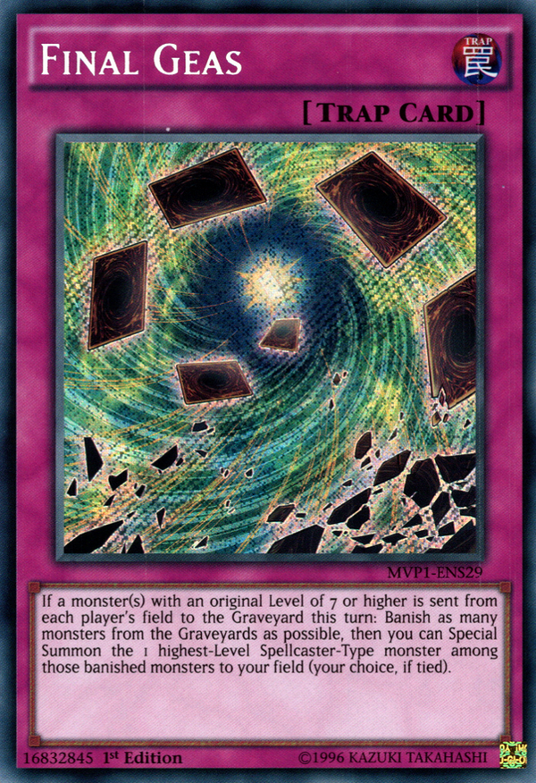 Final Geas - MVP1-ENS29 - Secret Rare - 1st Edition available at 401 Games Canada