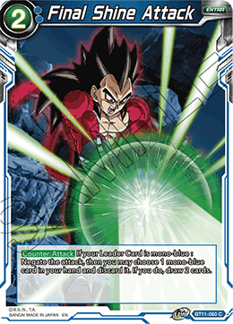 Final Shine Attack - BT11-060 - Common (FOIL) (Reprint) available at 401 Games Canada