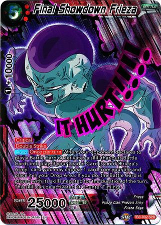 Final Showdown Frieza - TB3-002 - Special Rare (SPR) available at 401 Games Canada