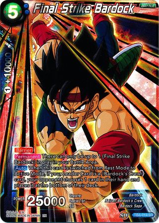 Final Strike Bardock - TB3-019 - Super Rare available at 401 Games Canada