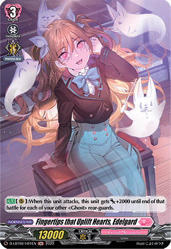 Fingertips that Uplift Hearts, Edelgard - D-LBT02/H21 - Holo Rare available at 401 Games Canada