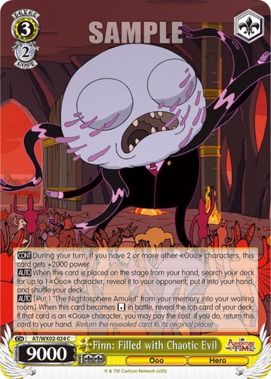 Finn: Filled with Chaotic Evil - AT/WX02-024 - Common available at 401 Games Canada