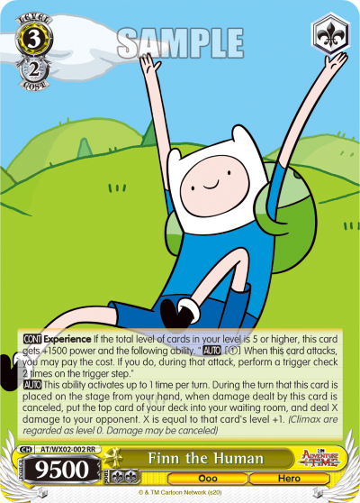 Finn the Human - AT/WX02-002 - Double Rare available at 401 Games Canada