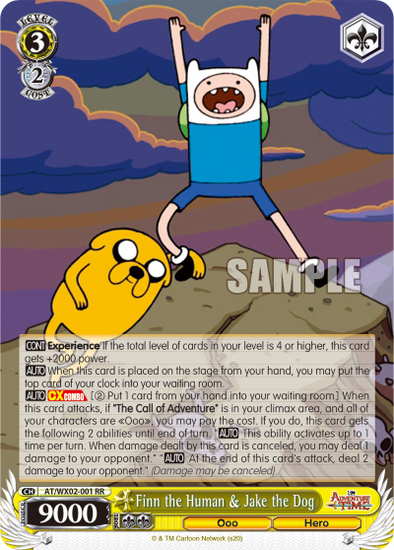 Finn the Human & Jake the Dog - AT/WX02-001 - Double Rare available at 401 Games Canada