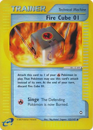 Fire Cube 01 - 122/147 - Uncommon - Reverse Holo available at 401 Games Canada