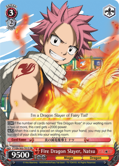 Fire Dragon Slayer, Natsu - FT/EN-S02-T01S - Super Rare available at 401 Games Canada