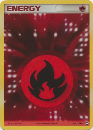 Fire Energy - 104/108 - Holo Rare available at 401 Games Canada