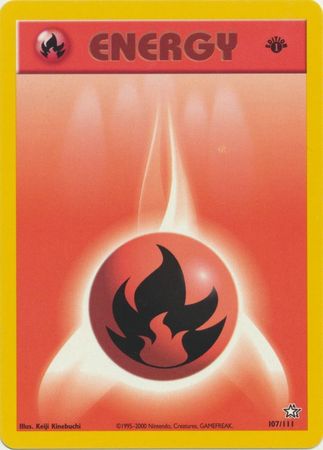Fire Energy - 107/111 - Common - 1st Edition available at 401 Games Canada