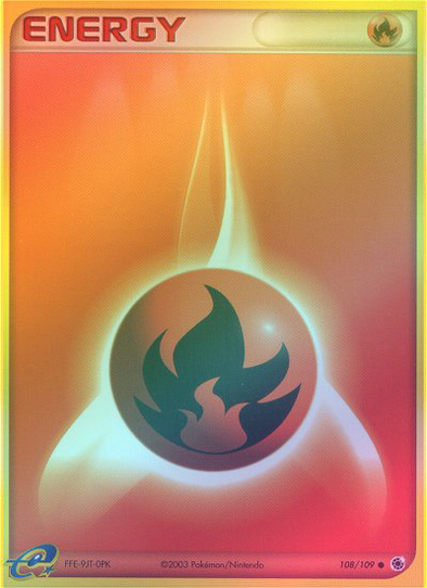 Fire Energy - 108/109 - Common - Reverse Holo available at 401 Games Canada