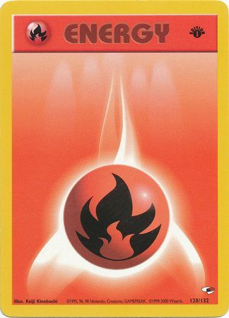 Fire Energy - 128/132 - Common - 1st Edition available at 401 Games Canada