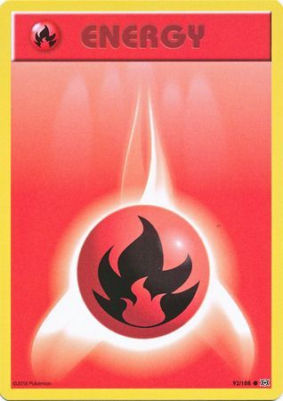 Fire Energy - 92/108 - Common available at 401 Games Canada