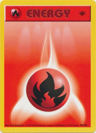 Fire Energy - 98/102 - Common - 1st Edition available at 401 Games Canada