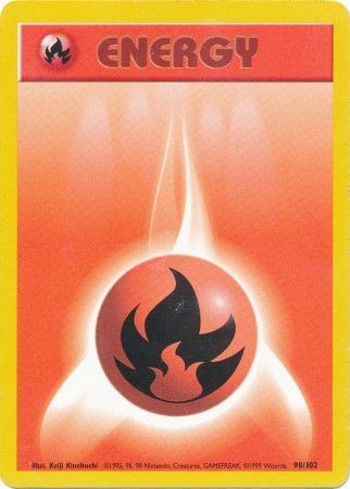 Fire Energy - 98/102 - Common - Unlimited available at 401 Games Canada