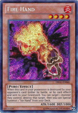 Fire Hand - DRLG-EN046 - Secret Rare - Unlimited available at 401 Games Canada