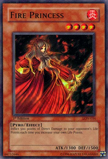 Fire Princess - LON-034 - Super Rare - 1st Edition available at 401 Games Canada