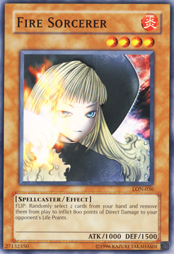 Fire Sorcerer - LON-036 - Common - Unlimited available at 401 Games Canada