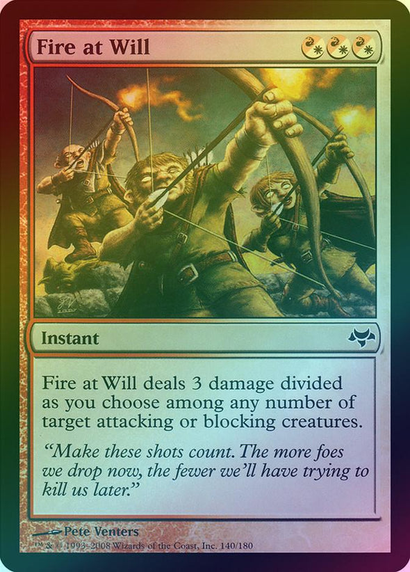Fire at Will (Foil) (EVE)