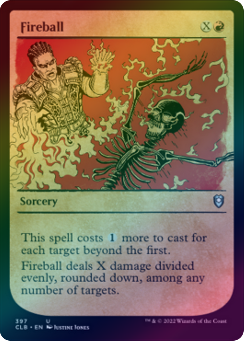 401 Games Canada - Fireball - Rulebook Showcase (Foil) (CLB)