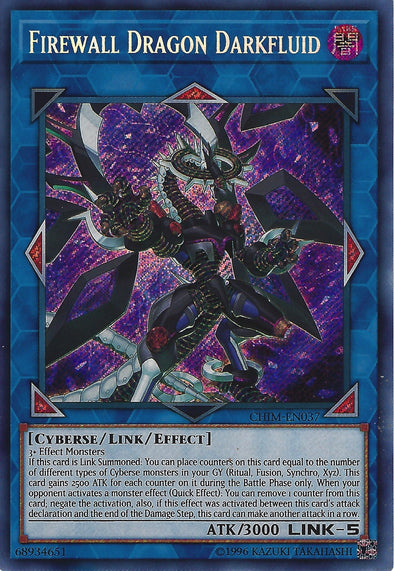 Firewall Dragon Darkfluid - CHIM-EN037 - Secret Rare - Unlimited available at 401 Games Canada