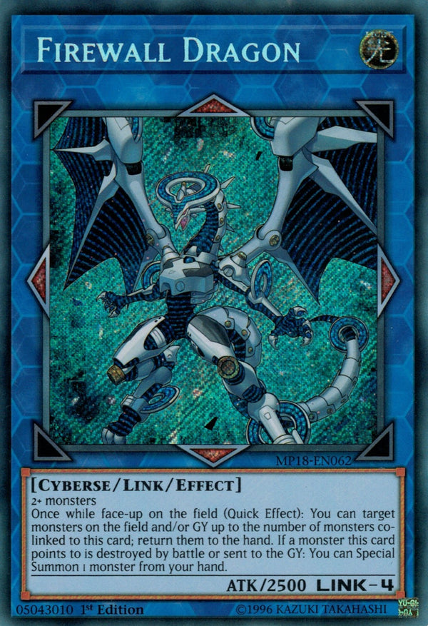 Firewall Dragon - MP18-EN062 - Secret Rare - 1st Edition available at 401 Games Canada