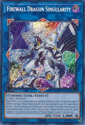 Firewall Dragon Singularity - CYAC-EN047 - Secret Rare - 1st Edition available at 401 Games Canada