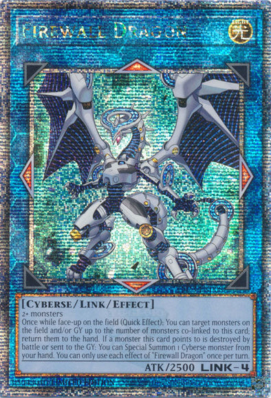 Firewall Dragon - TN23-EN008 - Quarter Century Secret Rare - Limited Edition available at 401 Games Canada