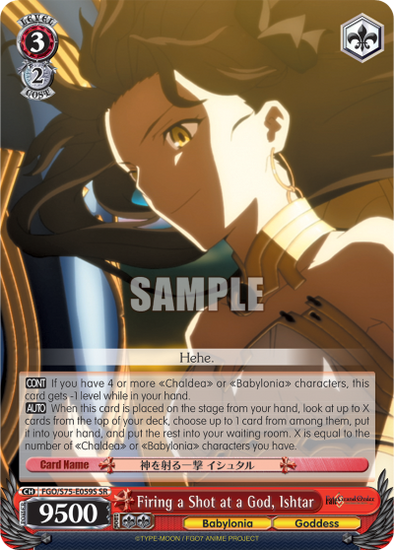 Firing a Shot at a God, Ishtar (SR) available at 401 Games Canada