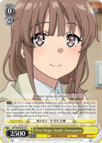 First Steps, Kaede Azusagawa - SBY/W64-E010 - Uncommon available at 401 Games Canada