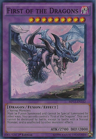 First of the Dragons - MP15-EN162 - Super Rare - 1st Edition available at 401 Games Canada