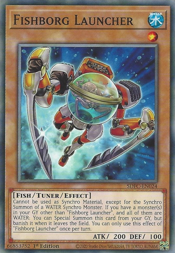 Fishborg Launcher - SDFC-EN024 - Common - 1st Edition available at 401 Games Canada