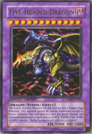 Five-Headed Dragon - SD09-ENSS1 - Ultra Rare - 1st Edition available at 401 Games Canada