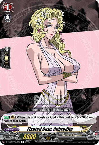 Fixated Gaze, Aphrodite - D-TB02/067 - Common available at 401 Games Canada