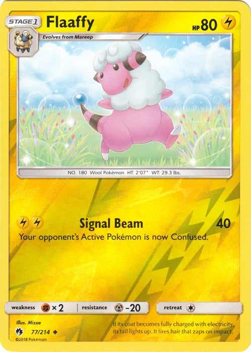 Flaaffy - 77/214 - Uncommon - Reverse Holo available at 401 Games Canada
