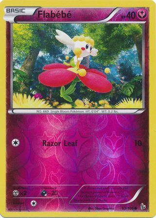 Flabebe - 63/106 - Common - Reverse Holo available at 401 Games Canada