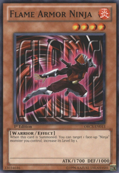 Flame Armor Ninja - ORCS-EN013 - Common - 1st Edition available at 401 Games Canada